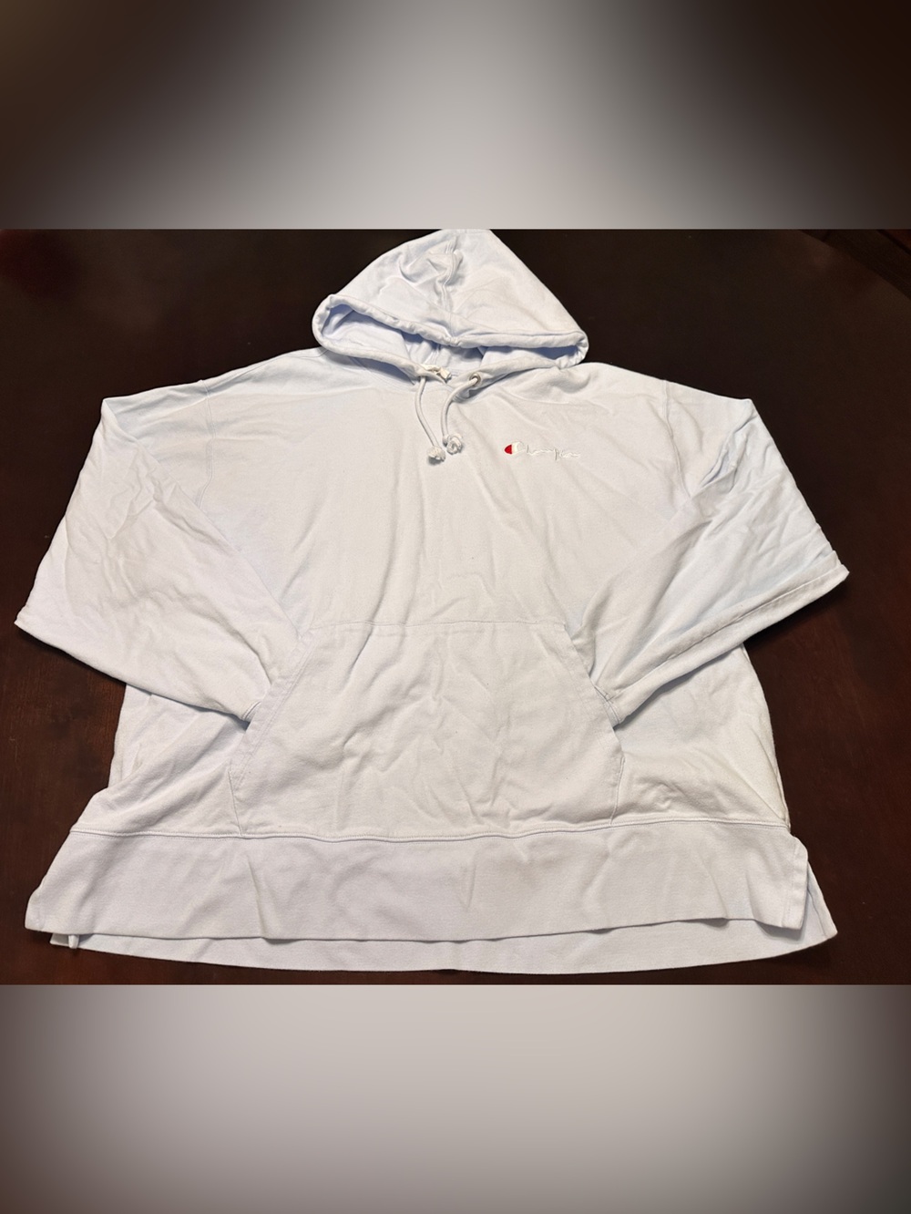 Champion Light Blue Women's Hooded Pullover
